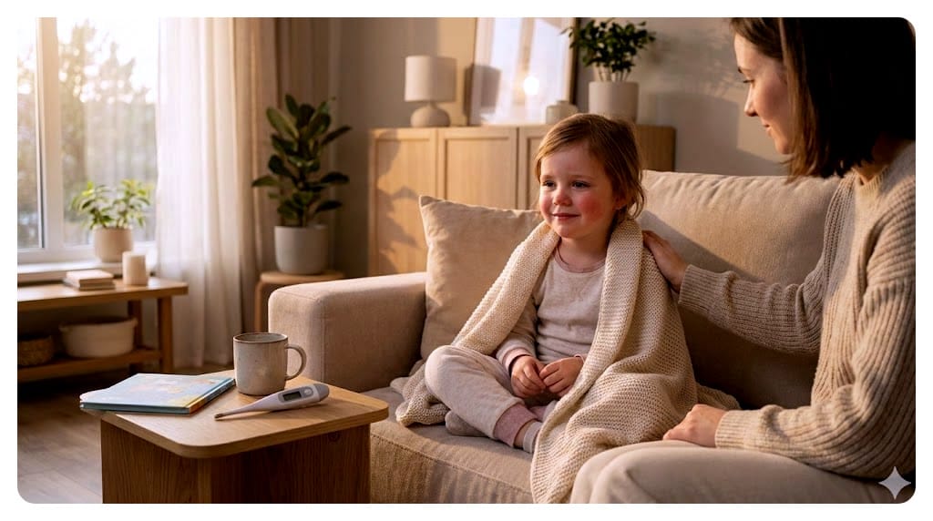 🤒 Mi hija lleva 5 días con fiebre: ¿Es gripe? Síntomas y qué hacer en casa